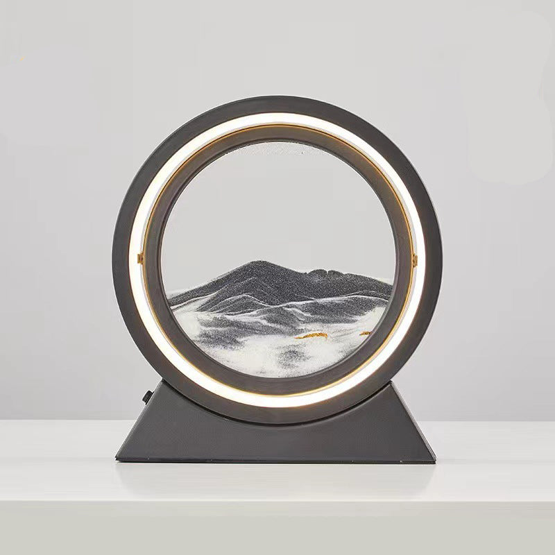 flowing sand hourglass lamp, multi styles/colors