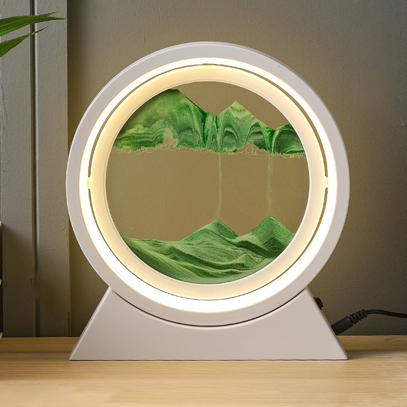 flowing sand hourglass lamp, multi styles/colors