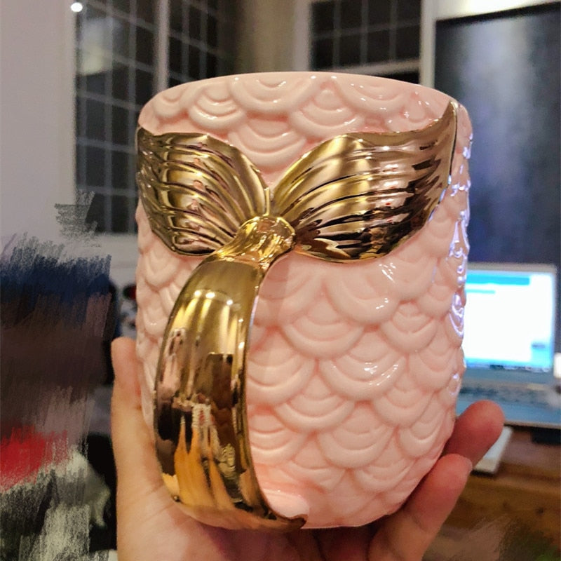 beauty mermaid mug
