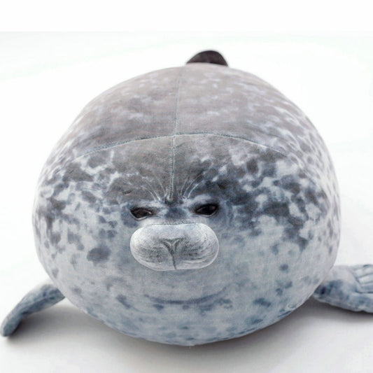 3D Novelty Seal Plush Toy Cushion – Adorable Animal Pillow