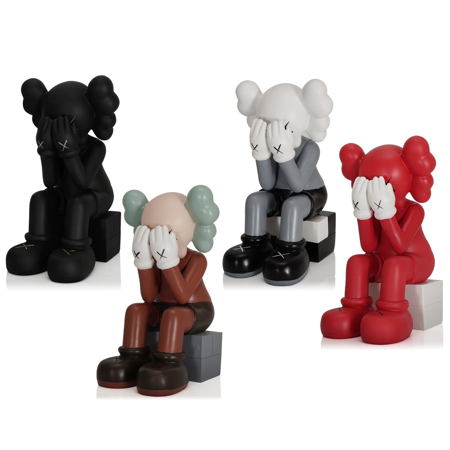 sitting bear resin home decoration