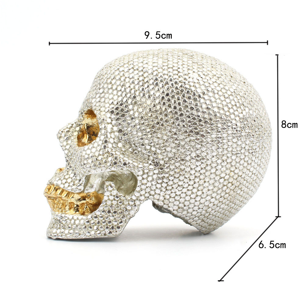 rhinestone skeleton ornament/piggy bank