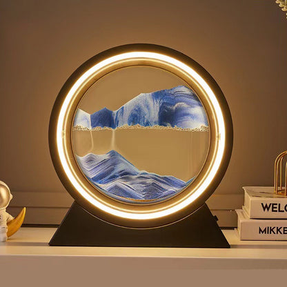 Flowing Sand Hourglass Lamp, Multi Styles/Colors