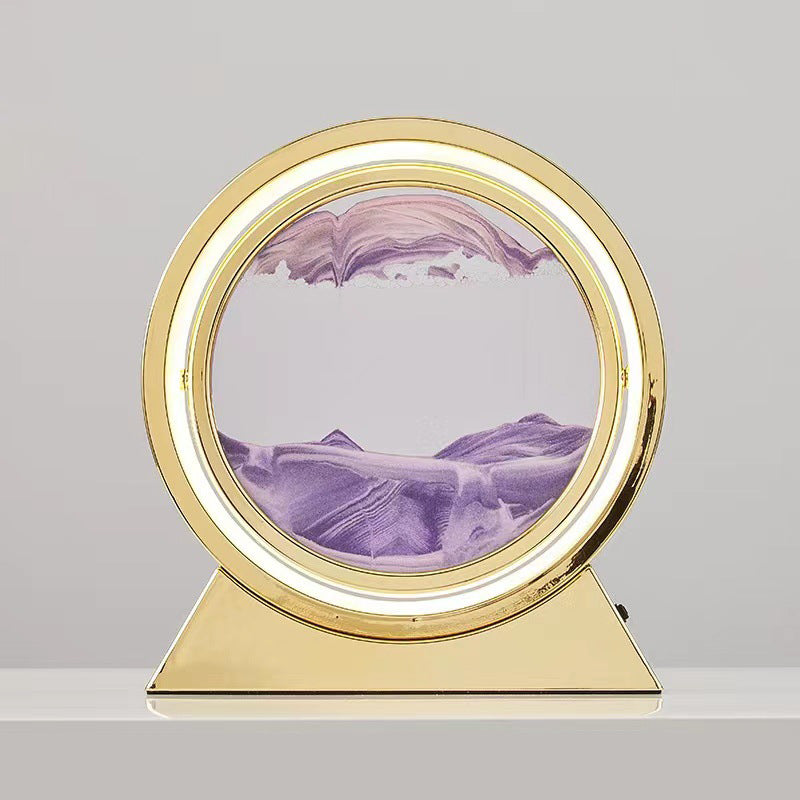 flowing sand hourglass lamp, multi styles/colors