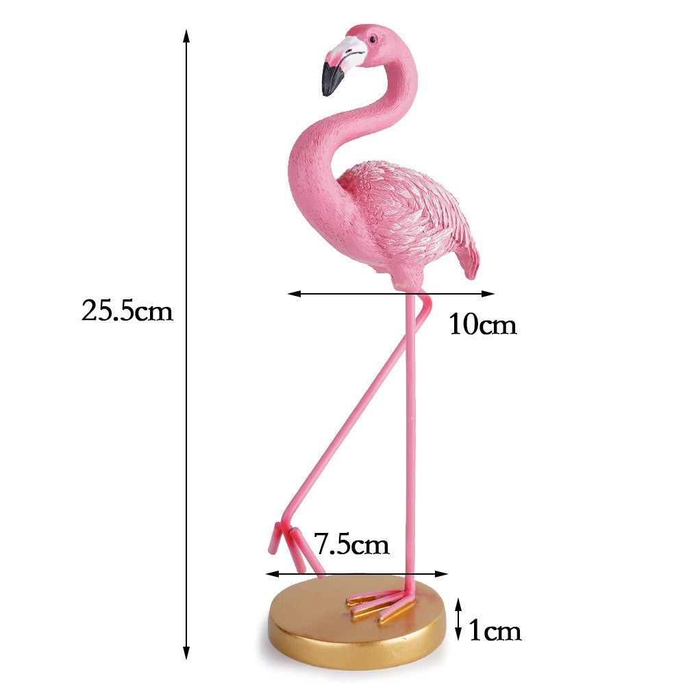 minimalist flamingo decor