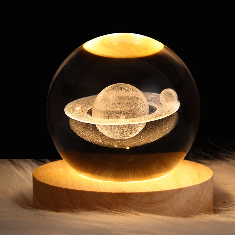 luminous star crystal ball lamp