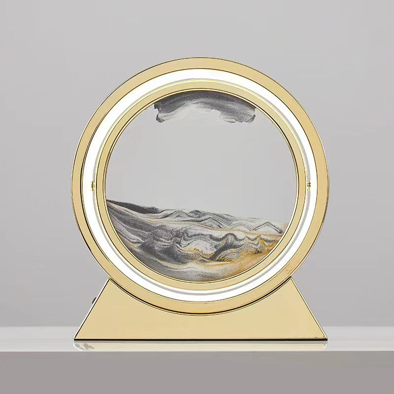 flowing sand hourglass lamp, multi styles/colors