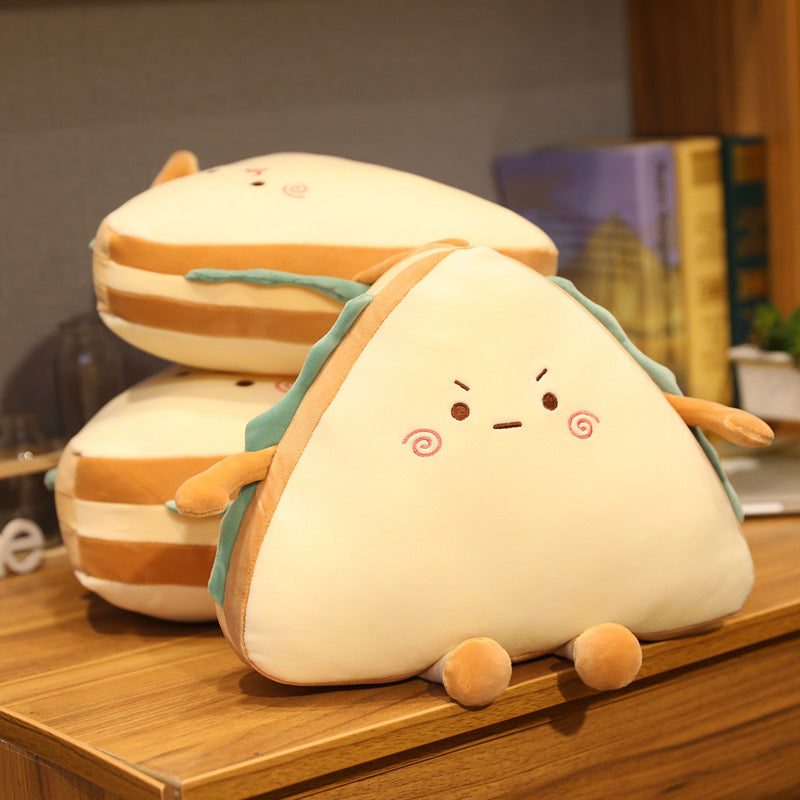 sandwich plush pillow cushion – fun novelty food pillow