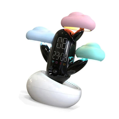 Cloud Weather Time Light Small Alarm Clock