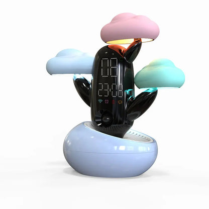 Cloud Weather Time Light Small Alarm Clock