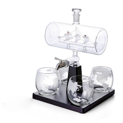 Sail Shape Whisky Wine Set – Nautical Luxury Drinkware