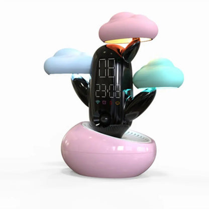 Cloud Weather Time Light Small Alarm Clock