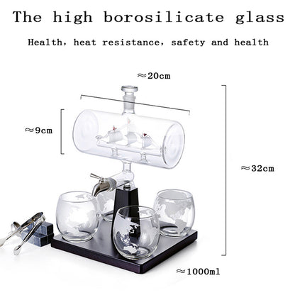 Sail Shape Whisky Wine Set – Nautical Luxury Drinkware