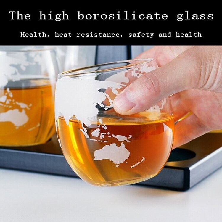 sail shape whisky wine set – nautical luxury drinkware