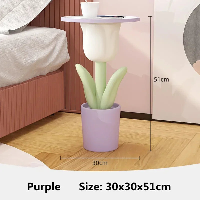 nordic style tulip shape side table