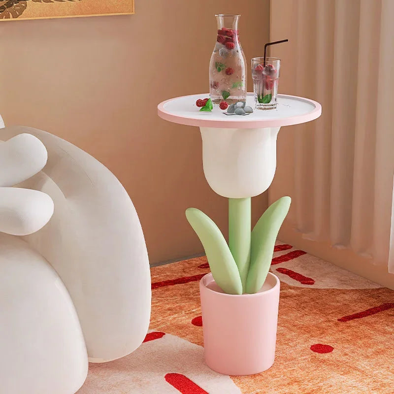 nordic style tulip shape side table