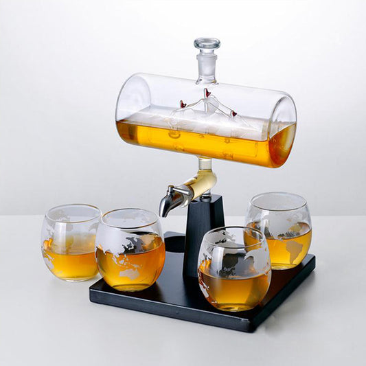 Sail Shape Whisky Wine Set – Nautical Luxury Drinkware