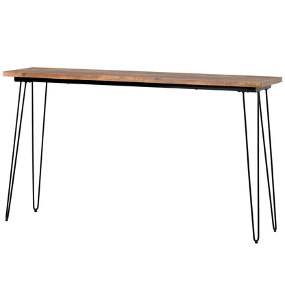 TOPMAX 4 Pieces Counter Height Extra Long Dining Table Set