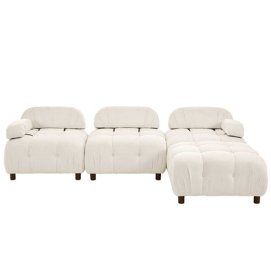 u_style upholstery modular convertible sectional sofa
