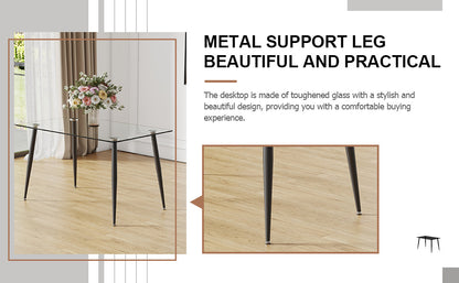 Holli Dining Table Set, Grey
