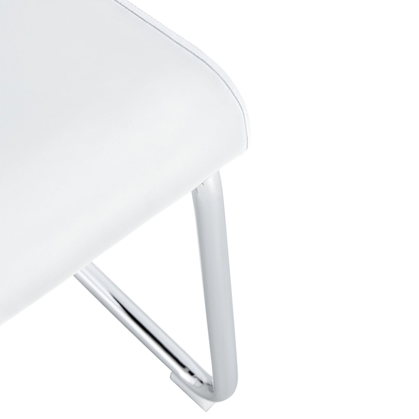 modern dining chairs set of 4, white