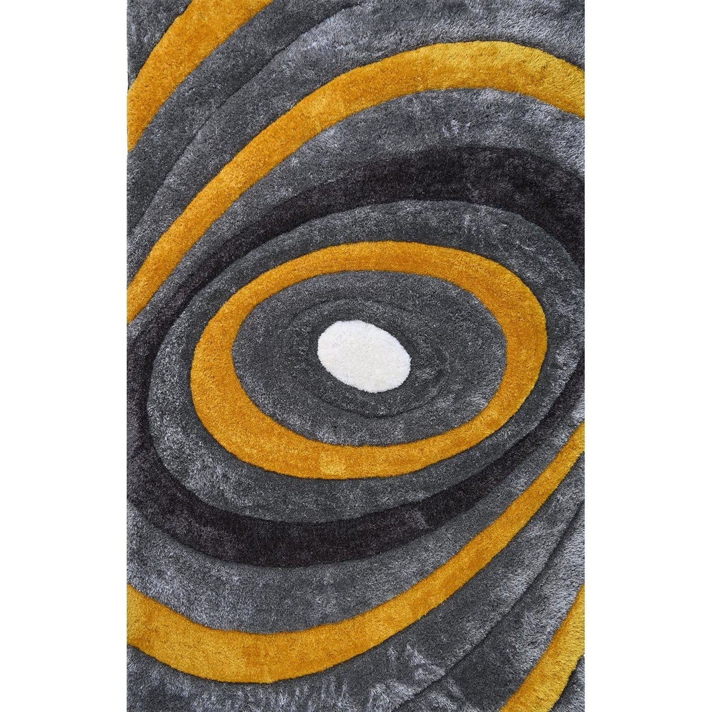 rona gray 3d shag rug