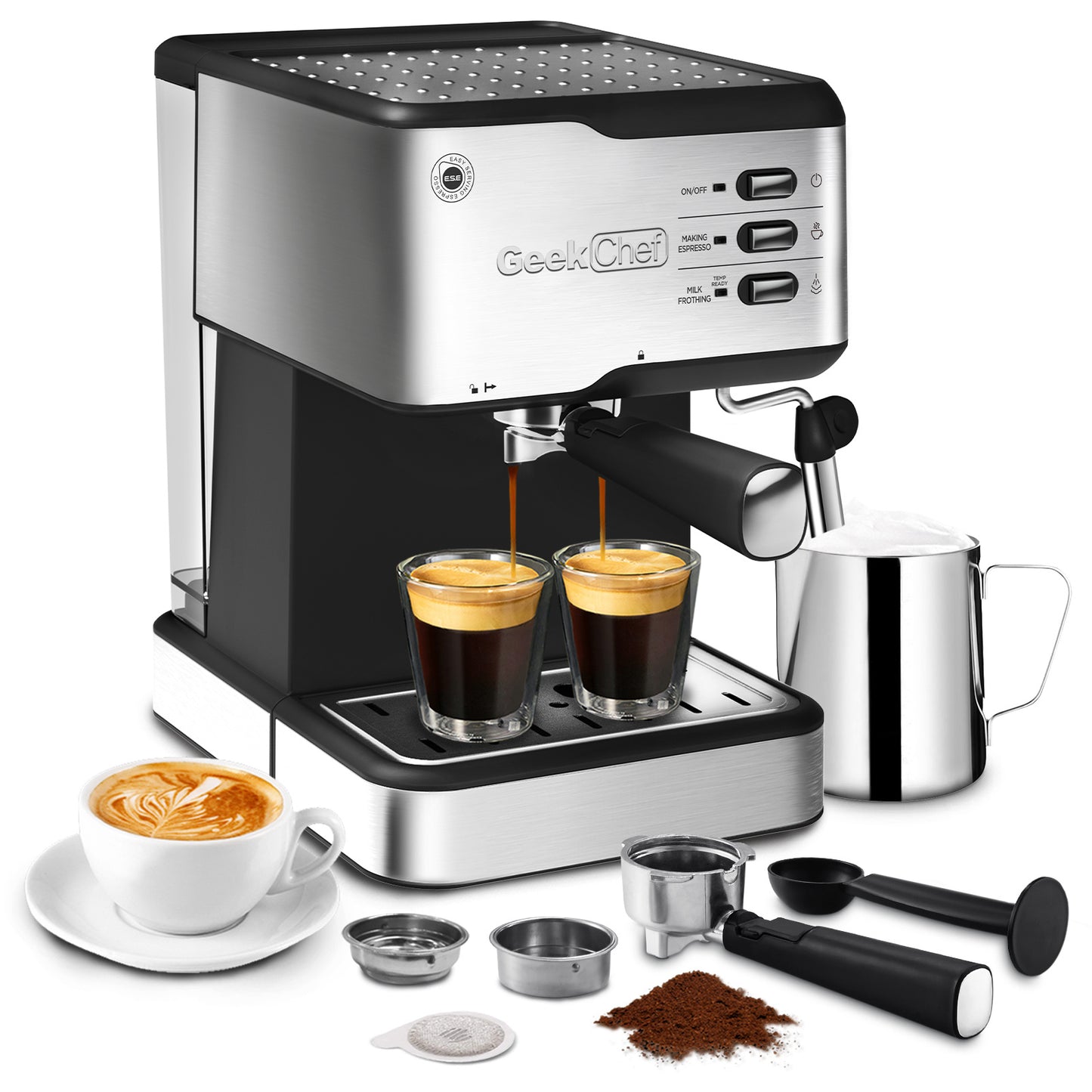 geek chef espresso machine