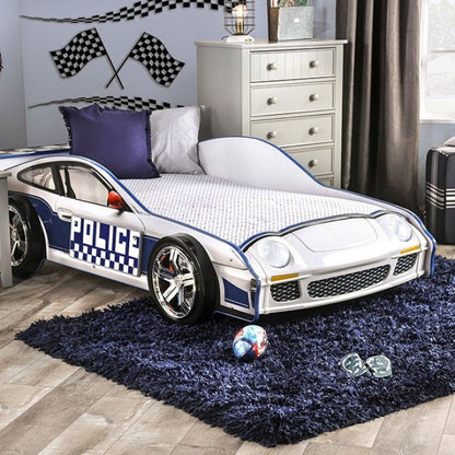 Police Car Twin Bed, Blue
