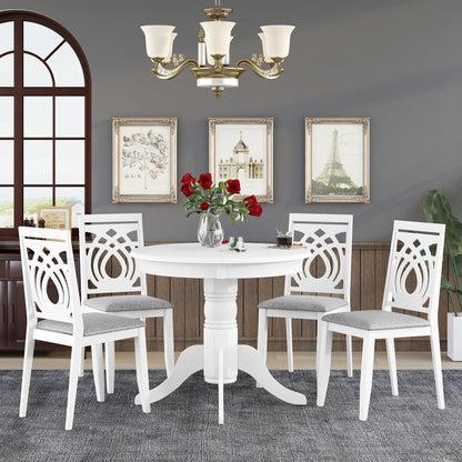 Mid-Century 5-Piece Dining Table Set