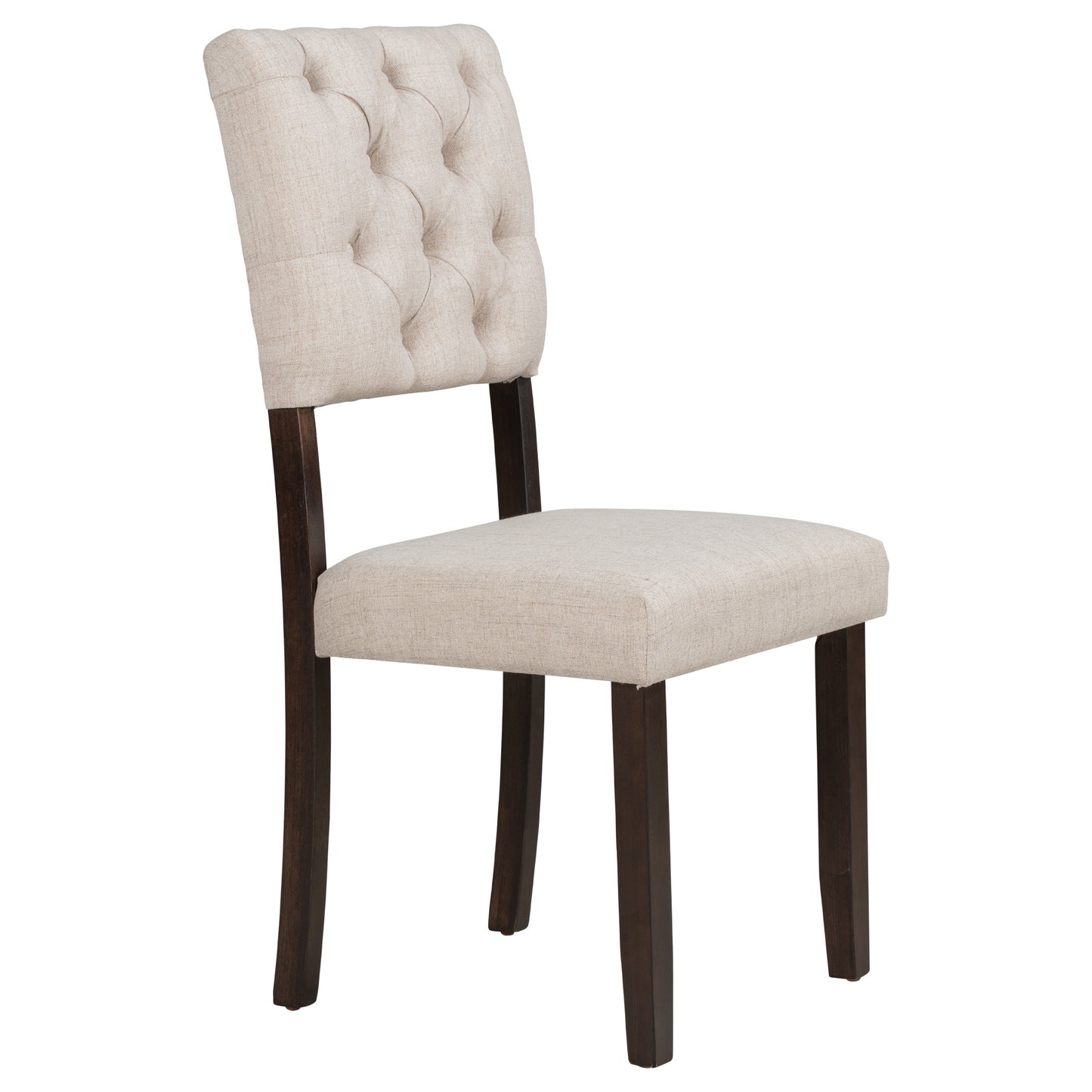 upholstered 6-piece dining table set
