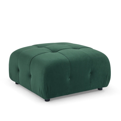 button tufted modular sectional sofa, navy velvet