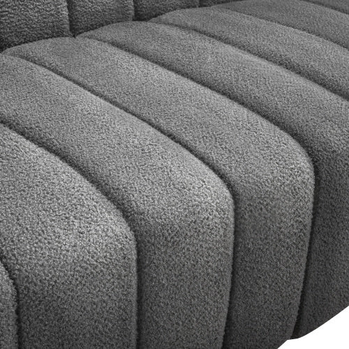 teddy velvet sofa with 2 pillows
