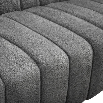 Teddy Velvet Sofa with 2 Pillows