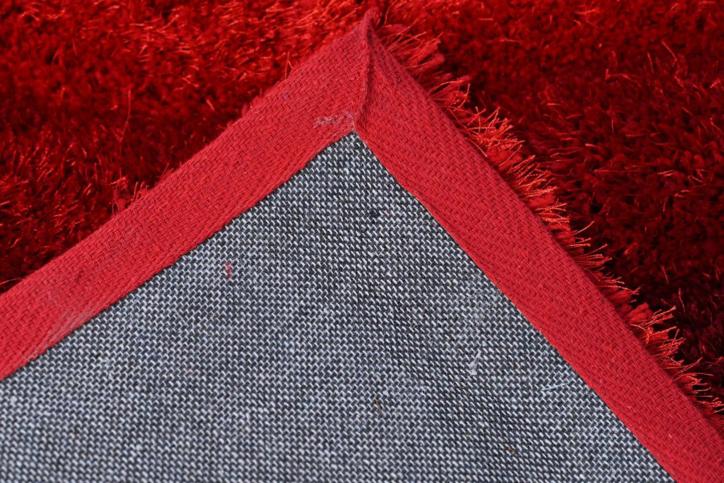 nina 3d red shag rug