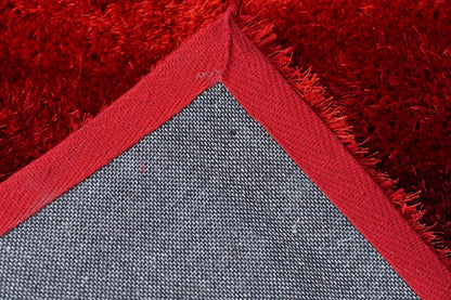 Nina 3D Red Shag Rug