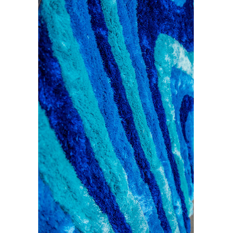 "3d shaggy" hand tufted area rug