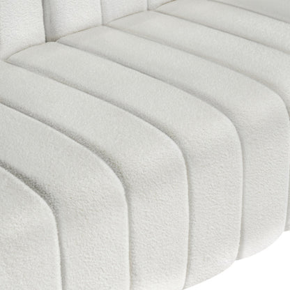 Teddy Velvet Sofa with 2 Pillows