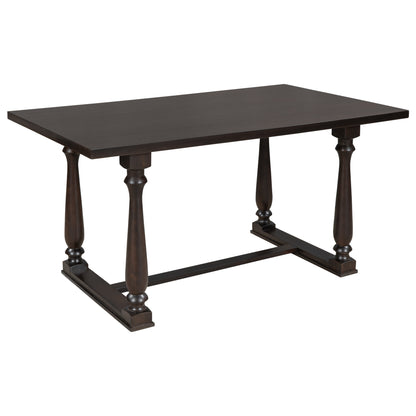 Upholstered 6-Piece Dining Table Set