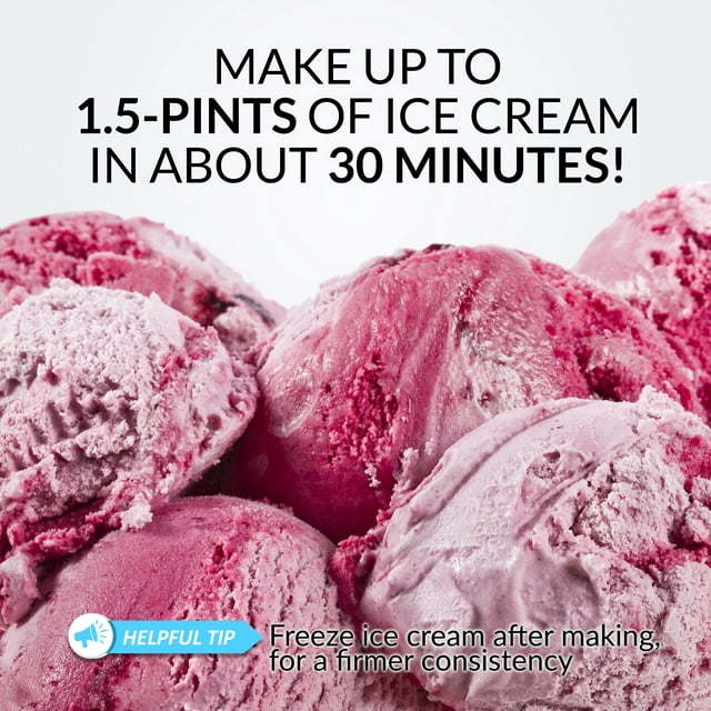 1.5-pint electric ice cream maker