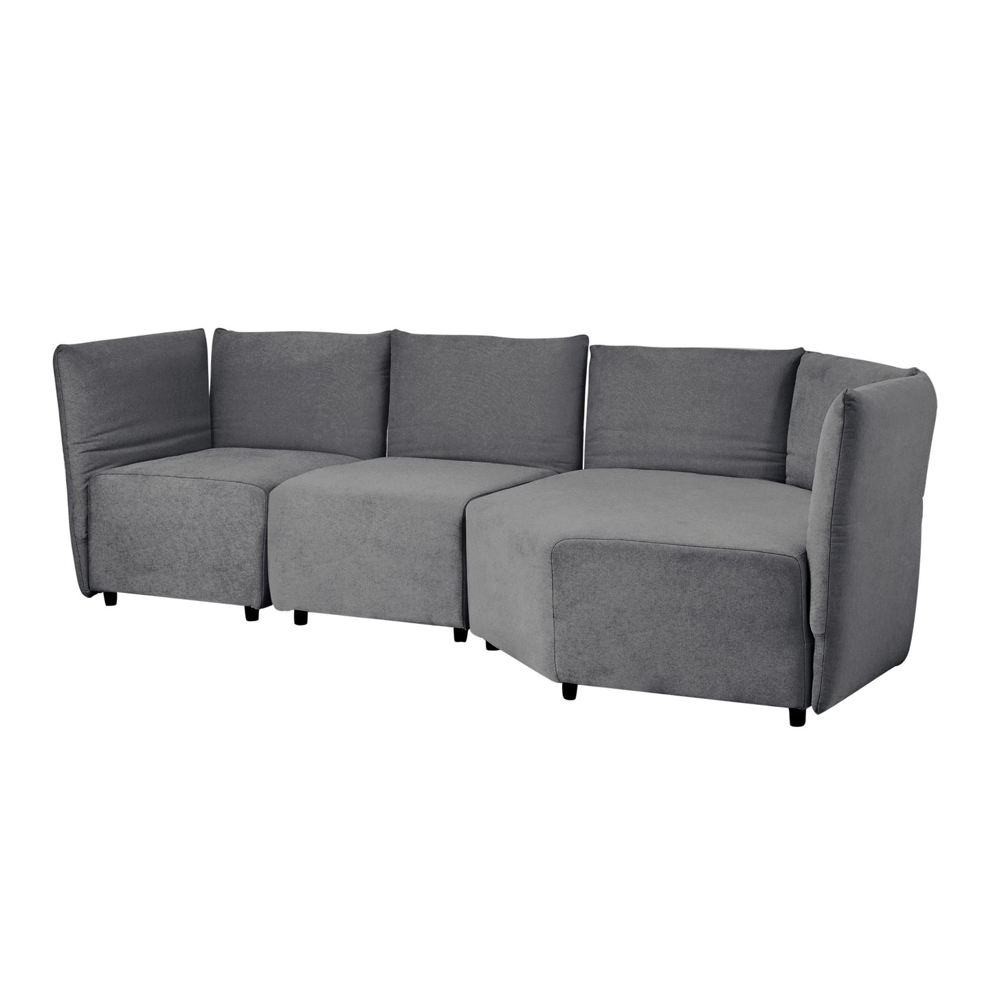ustyle stylish sofa set, grey