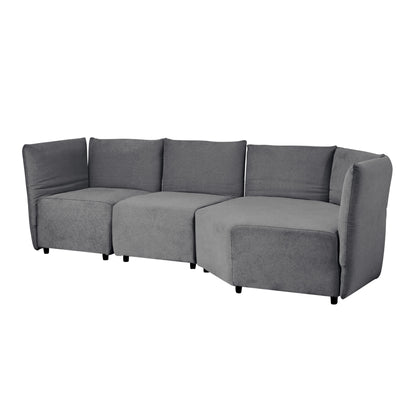 Ustyle Stylish Sofa Set, Grey