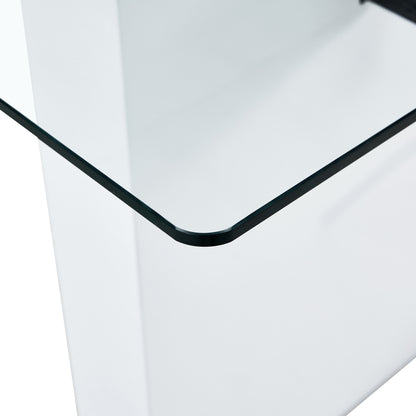 Danny Rectangular Glass Table
