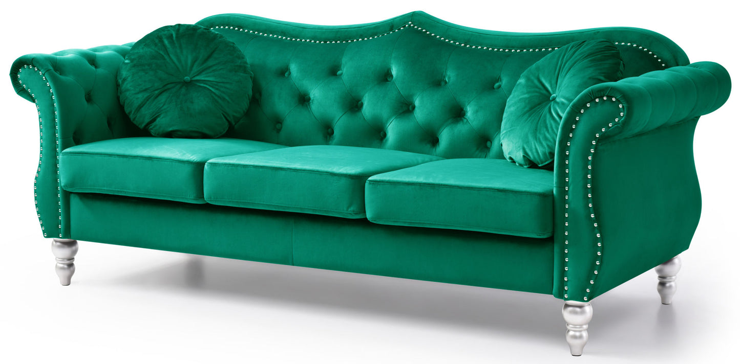 hollywood sofa , green