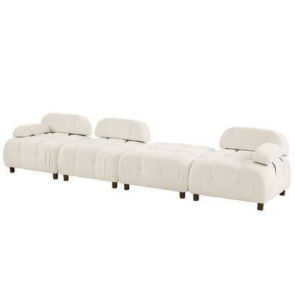 U_STYLE Upholstery Modular Convertible Sectional Sofa
