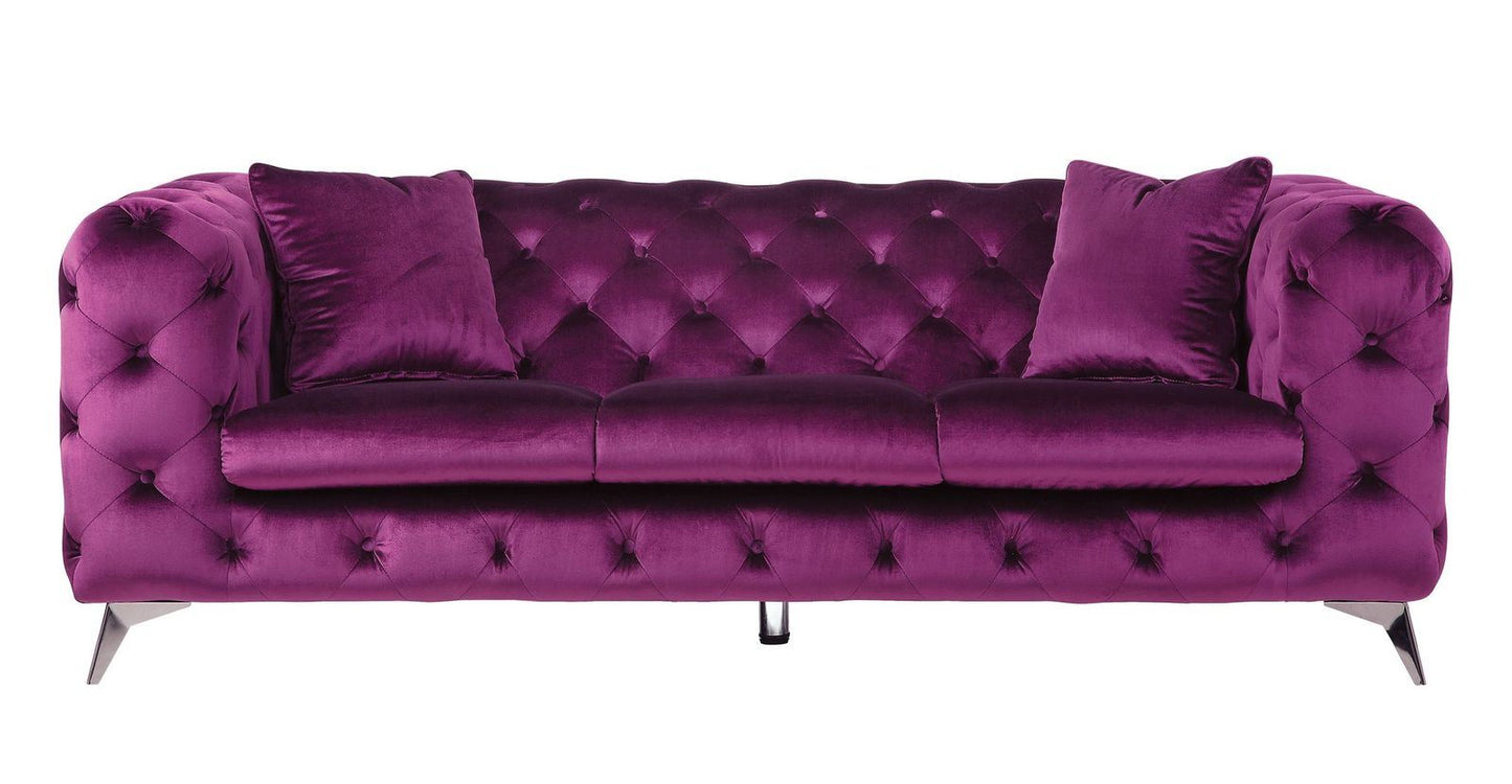 acme atronia sofa, purple