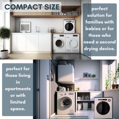 Dessiz Digital Control Compact Laundry Dryer