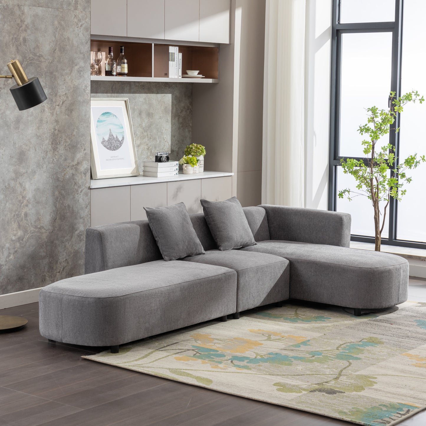 l-shaped luxury sectional sofa