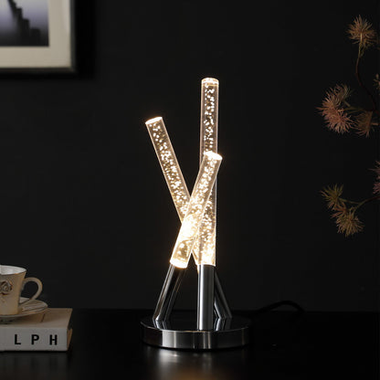 14.5" In Carina Modern 3 Acrylic Upright Leg