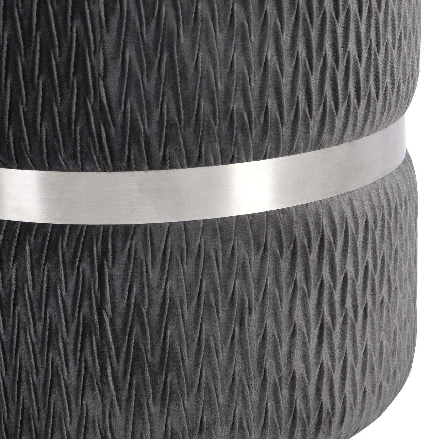 techni mobili storage ottoman; grey