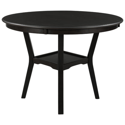 5-Piece Kitchen Dining Table Set, Espresso